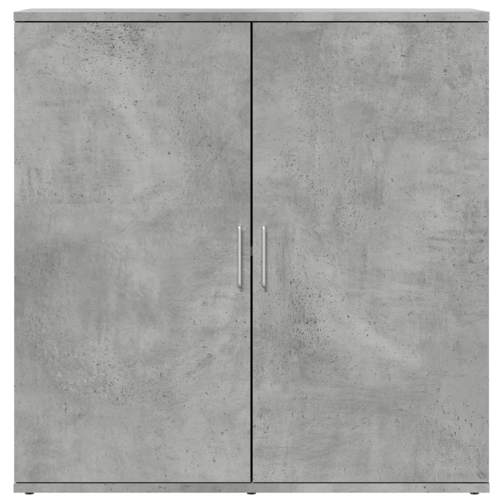 Credenza-Buffet-Armadio da cucina Grigio Cemento 79x38x80 cm in Legno Multistrato 492182