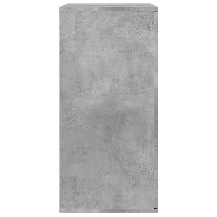 Credenza-Buffet-Armadio da cucina Grigio Cemento 79x38x80 cm in Legno Multistrato 492182
