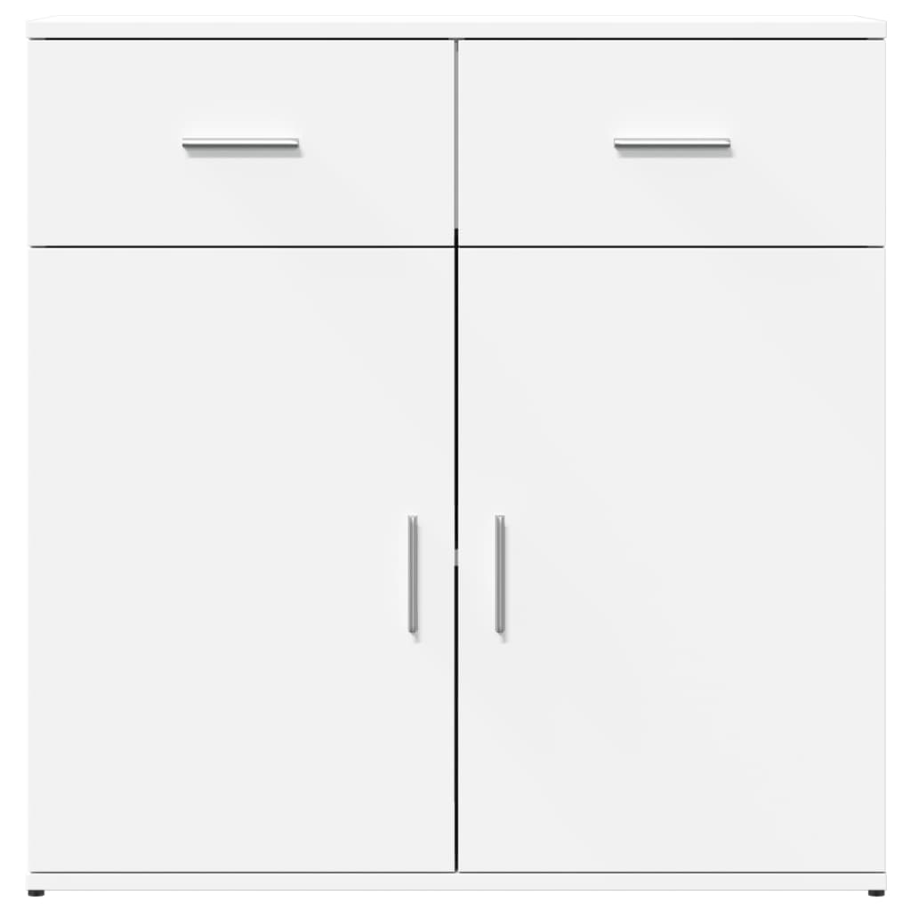 Credenza Bianca 79x38x80 cm in Legno Multistrato 840520