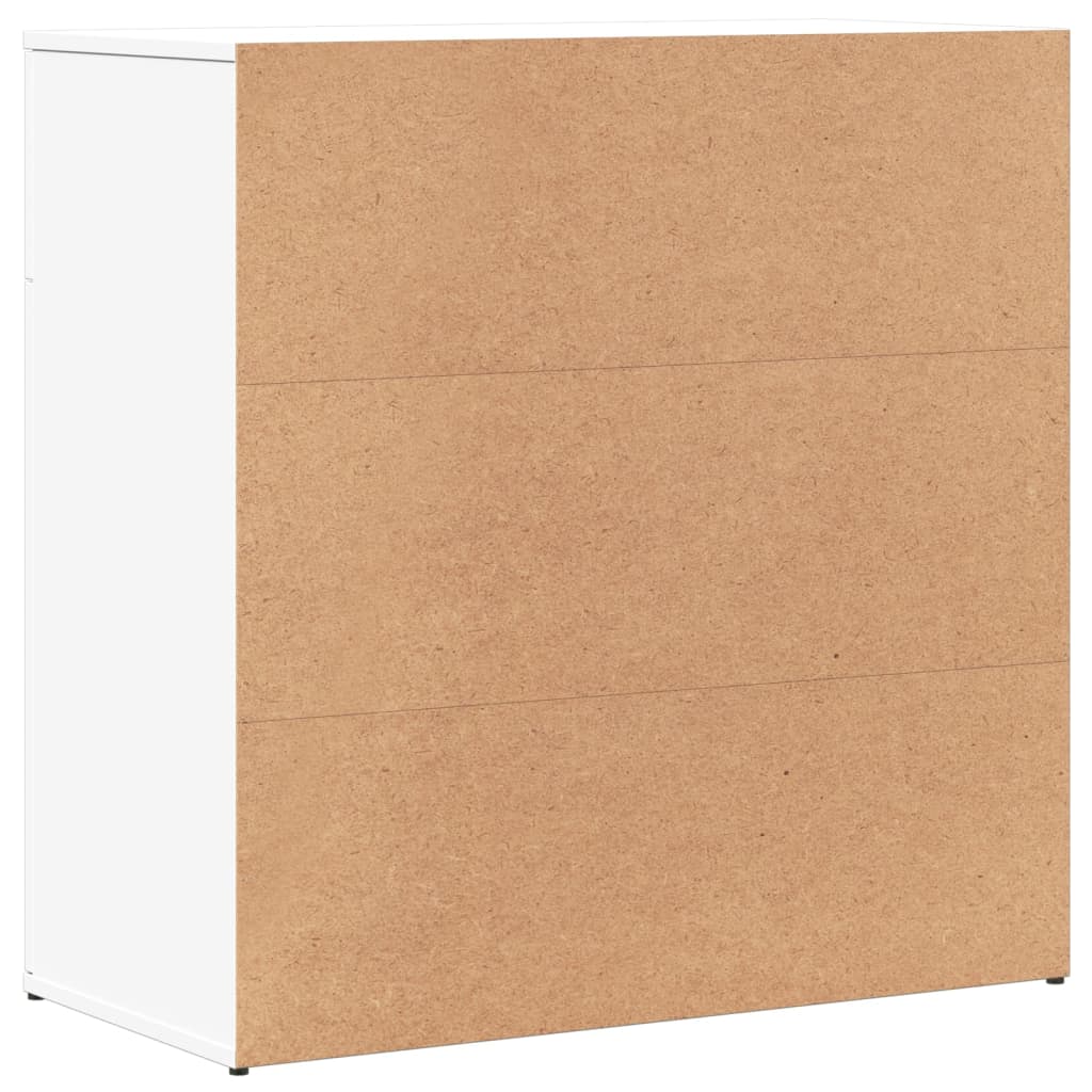 Credenza Bianca 79x38x80 cm in Legno Multistrato 840520
