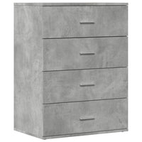Credenza Grigio Cemento 60x39x80 cm in Legno Multistrato 840530