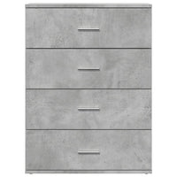 Credenza Grigio Cemento 60x39x80 cm in Legno Multistrato 840530
