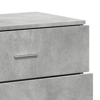 Credenza Grigio Cemento 60x39x80 cm in Legno Multistrato 840530