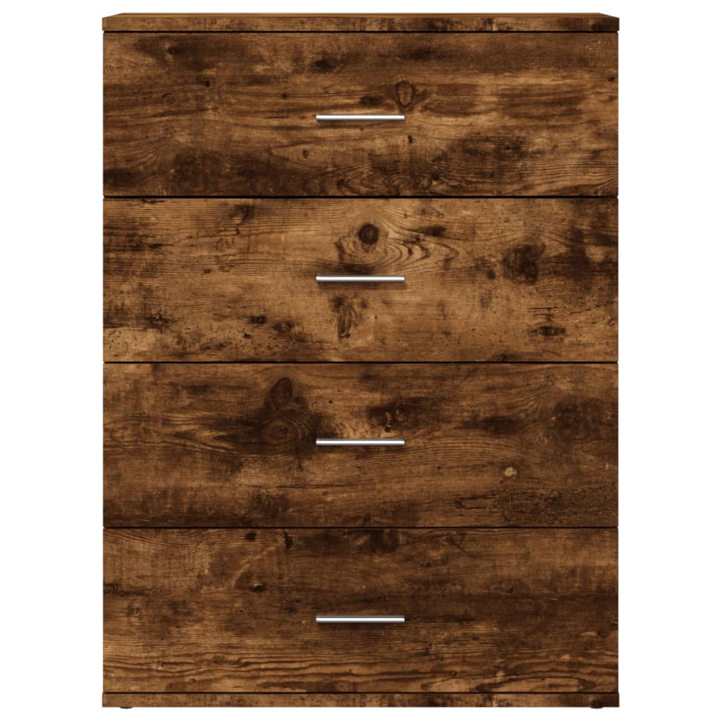 Credenza-Buffet-Armadio da cucina Rovere Fumo 60x39x80 cm in Legno Multistrato