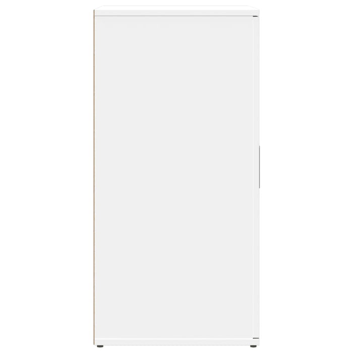 Credenza Bianca 59x39x80 cm in Legno Multistrato