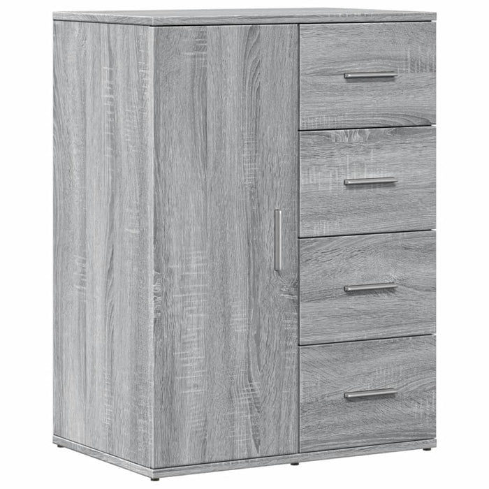 Credenza Grigio Sonoma 59x39x80 cm in Legno Multistrato 840539