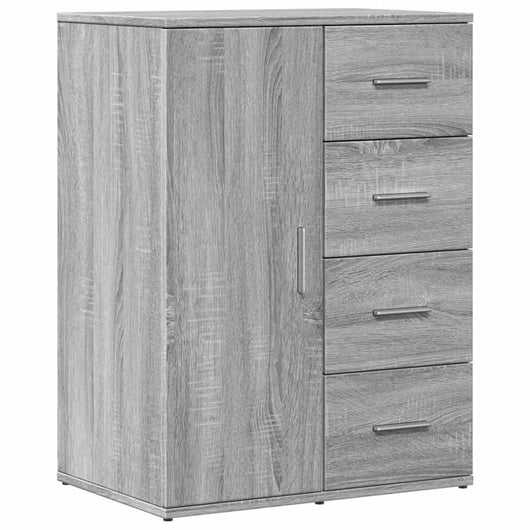 vidaXL Credenza Grigio Sonoma 59x39x80 cm in Legno Multistrato