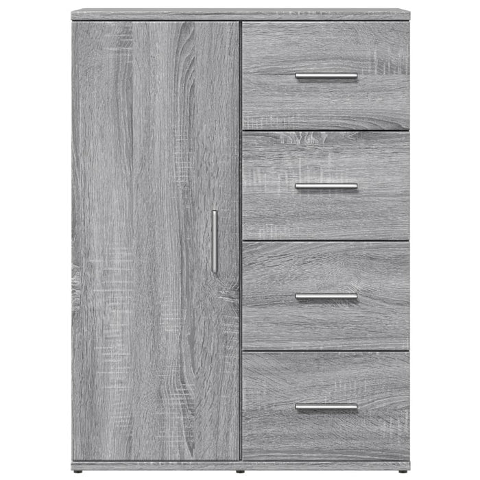 Credenza Grigio Sonoma 59x39x80 cm in Legno Multistrato 840539