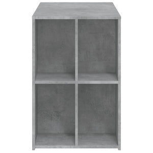 Scrivania Grigio Cemento 102x50x75 cm in Legno Multistrato