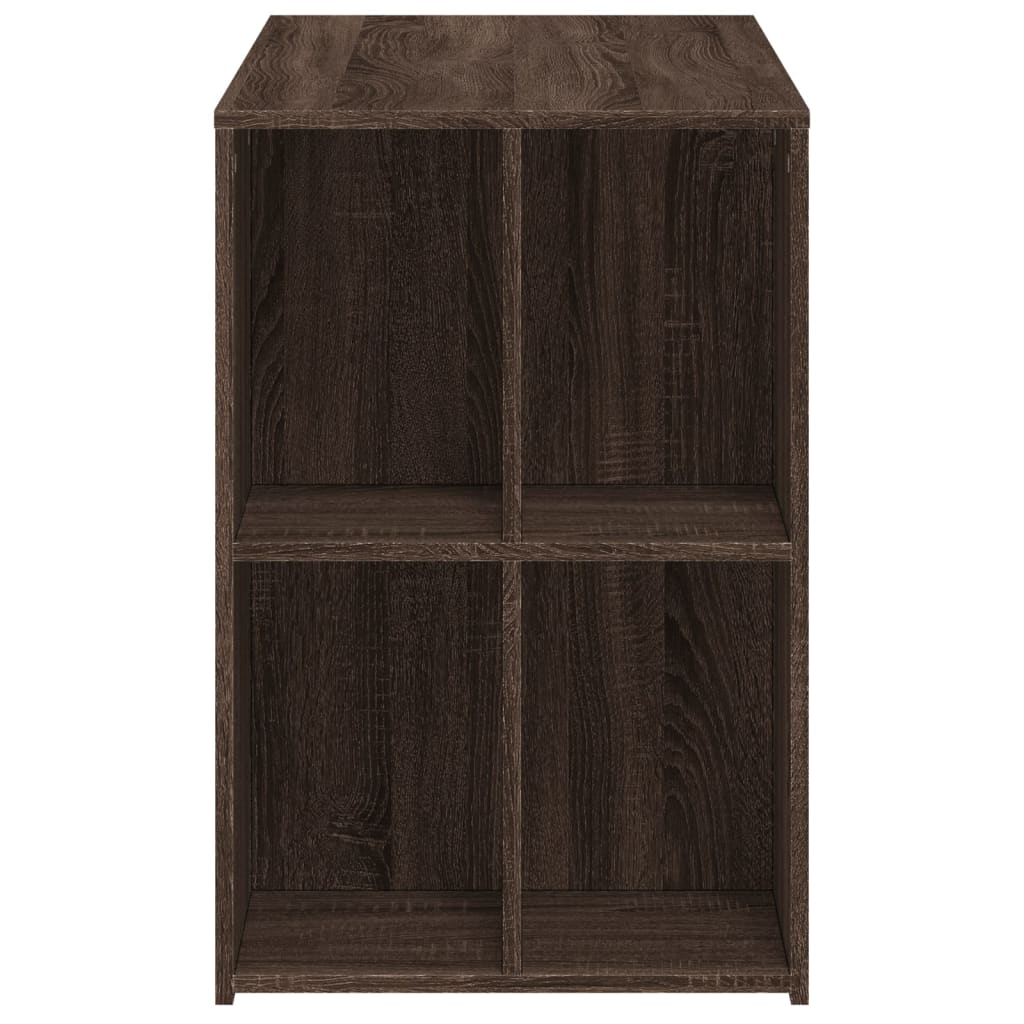 Scrivania Rovere Marrone 102x50x75 cm in Legno Multistrato 840547