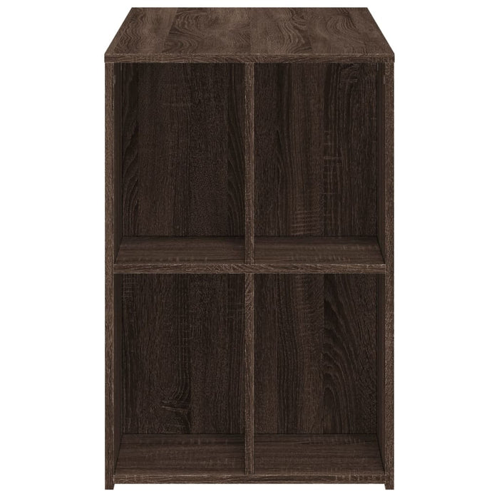 Scrivania Rovere Marrone 102x50x75 cm in Legno Multistrato 840547