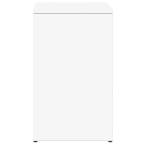 Tavolino Bianco 50x30x50 cm in Legno Multistrato