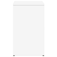 Tavolini Bianchi 2 pz 50x30x50 cm in Legno Multistrato