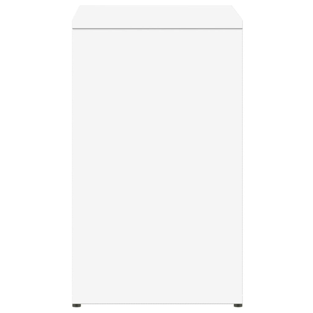 Tavolini Bianchi 2 pz 50x30x50 cm in Legno Multistrato 840556