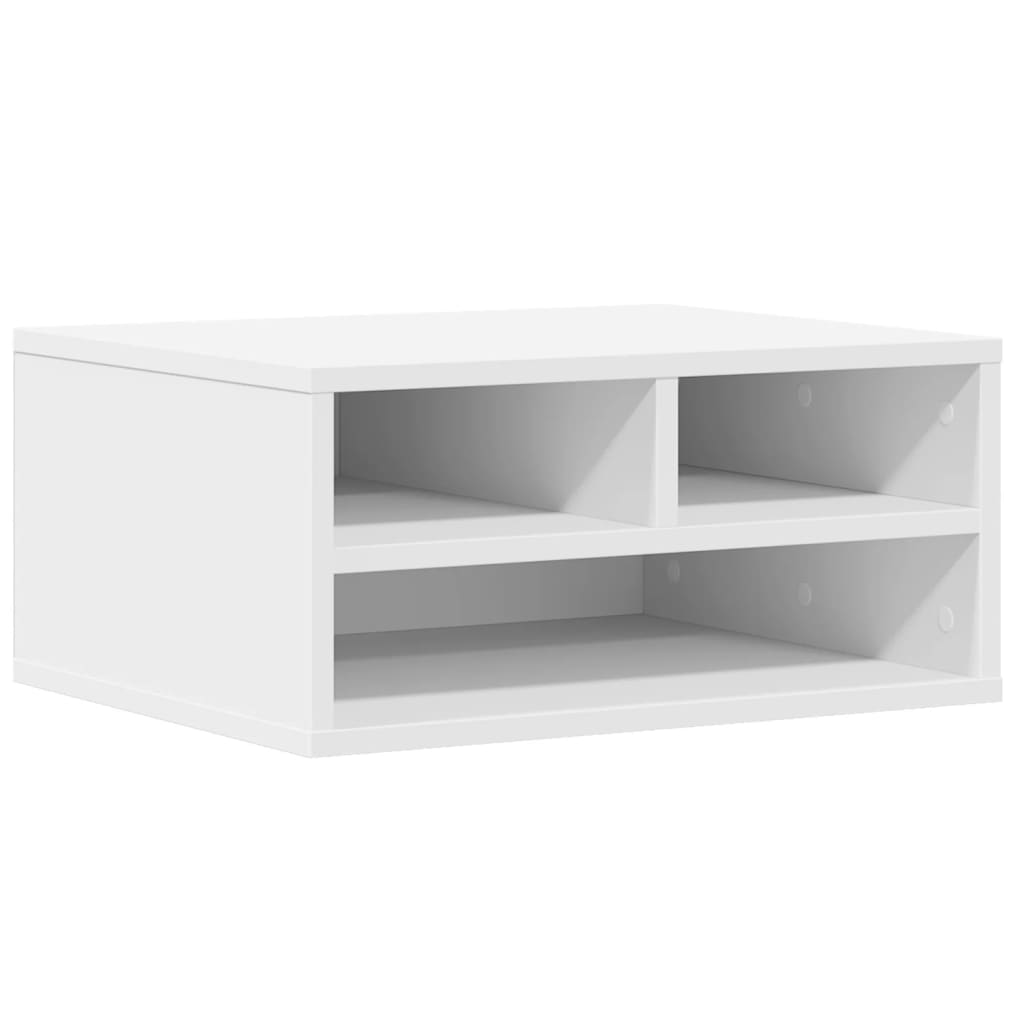 Supporto per stampante tavolo da ufficio 49 x 40 x 225 cm in legno ingegnerizzato bianco 02_0044736