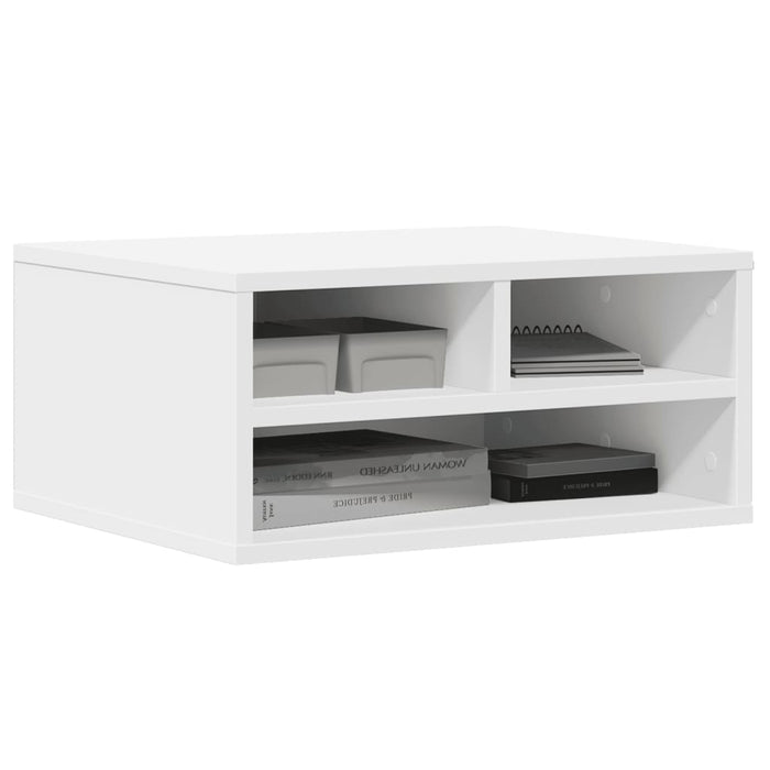 Supporto per stampante tavolo da ufficio 49 x 40 x 225 cm in legno ingegnerizzato bianco 02_0044736