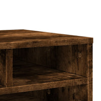 Supporto Stampante Rovere Fumo 49x40x22,5 cm Legno Multistrato