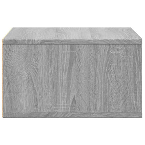 Supporto Stampante Grigio Sonoma 49x40x22,5cm Legno Multistrato