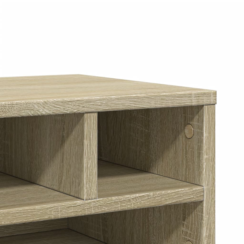 Supporto per stampante tavolo mobile ufficio sonoma 40 x 32 x 225 cm legno ingegnerizzato marrone 02_0044778