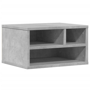 Supporto per stampante tavolo da ufficio 40 x 32 x 225 cm in legno ingegnerizzato grigio 02_0044730