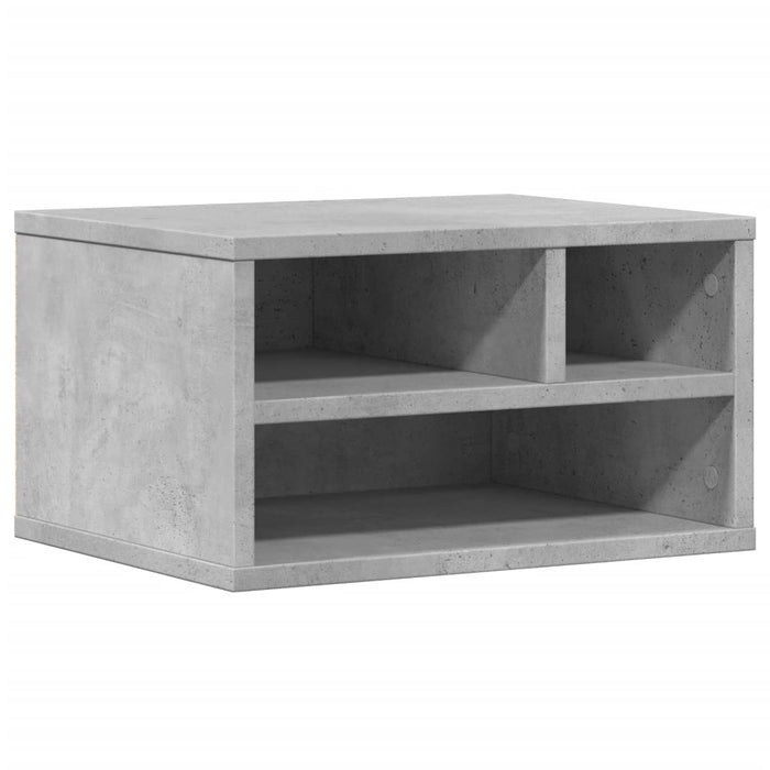 Supporto per stampante tavolo da ufficio 40 x 32 x 225 cm in legno ingegnerizzato grigio 02_0044730