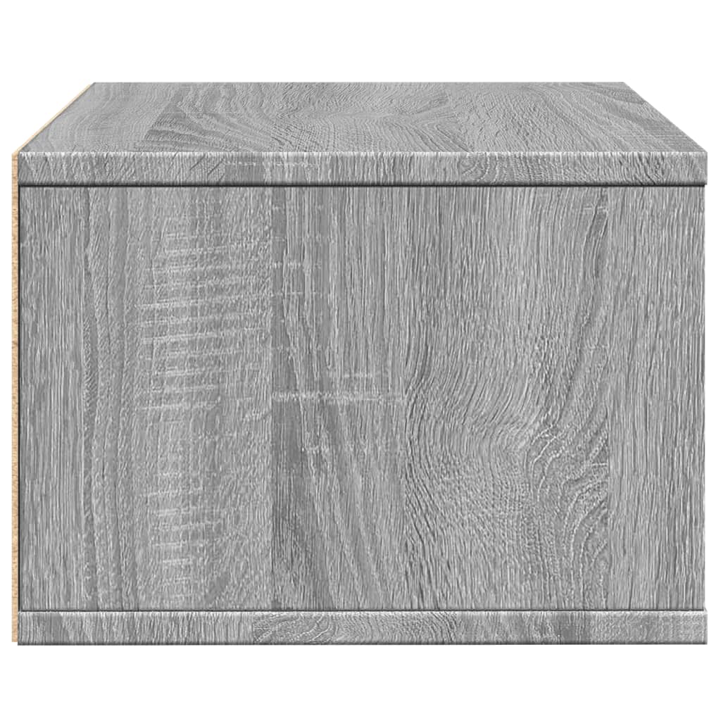 Supporto Stampante Grigio Sonoma 40x32x22,5cm Legno Multistrato