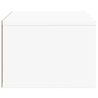 vidaXL Supporto per Stampante Bianco 40x32x22,5 cm Legno Multistrato