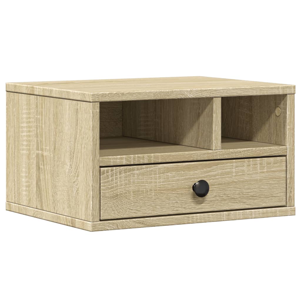 Supporto per stampante tavolo mobile ufficio sonoma 40 x 32 x 225 cm legno ingegnerizzato marrone 02_0044779