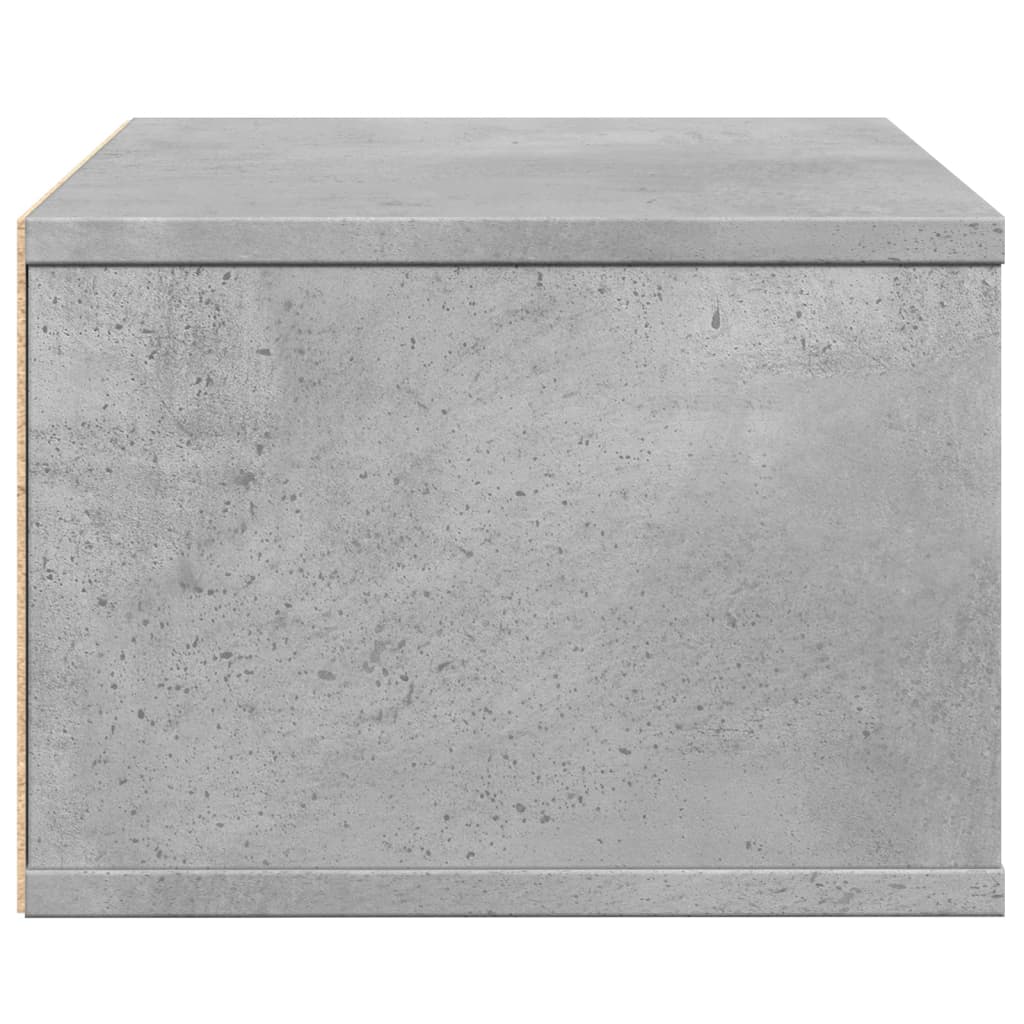 Supporto Stampante Grigio Cemento 40x32x22,5 Legno Multistrato