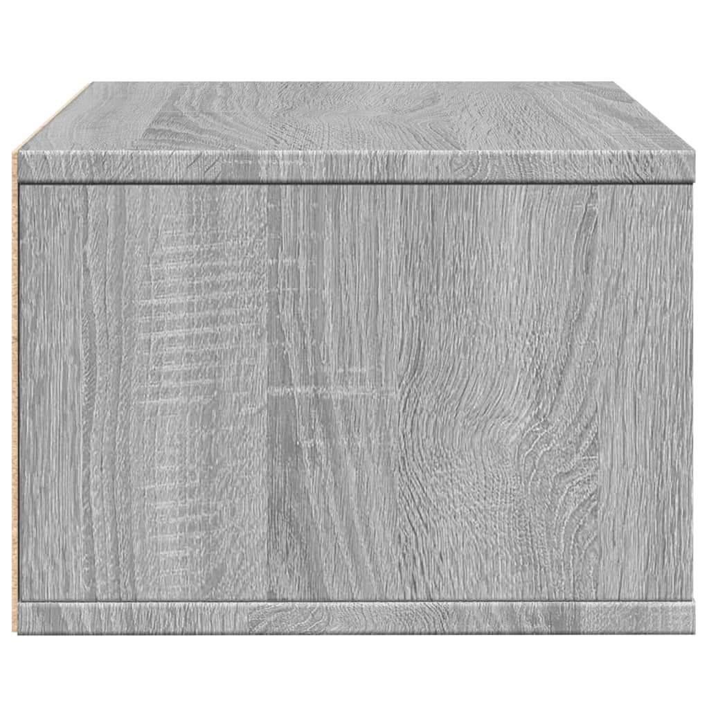 Supporto per stampante tavolo mobile ufficio Sonoma 40 x 32 x 225 cm legno ingegnerizzato grigio 02_0044780