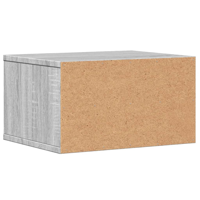 Supporto Stampante Grigio Sonoma 40x32x22,5cm Legno Multistrato 840609