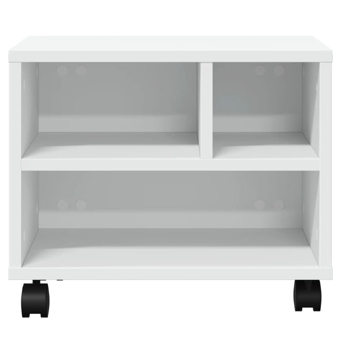 Supporto per stampante da tavolo per ufficio con ruote 41 x 32 x 345 cm bianco 02_0044741