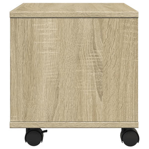 Supporto per stampante tavolo da ufficio con ruote Sonoma 41 x 32 x 345 cm marrone 02_0044766