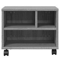 Supporto per Stampante con Ruote Grigio Sonoma 41x32x34,5 cm 840616