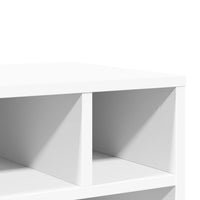 Supporto per stampante tavolo da ufficio con ruote 41 x 32 x 48 cm bianco 02_0044746