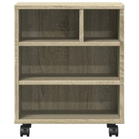 Supporto per stampante tavolo da ufficio con ruote Sonoma 41 x 32 x 48 cm marrone 02_0044768