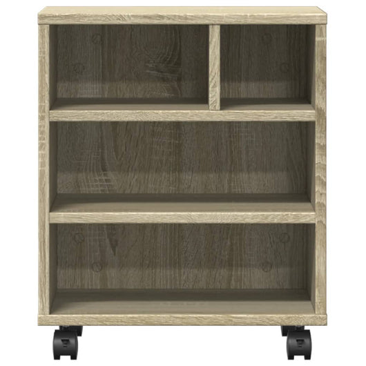 Supporto per stampante tavolo da ufficio con ruote Sonoma 41 x 32 x 48 cm marrone 02_0044768