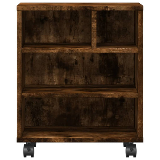 Supporto per stampante da tavolo per ufficio con ruote 41 x 32 x 48 cm marrone 02_0044747