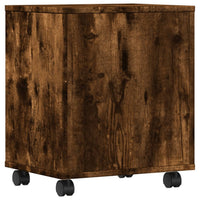 Supporto per stampante da tavolo per ufficio con ruote 41 x 32 x 48 cm marrone 02_0044747