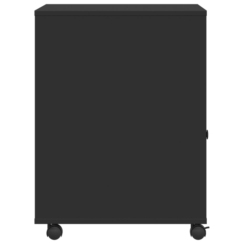 Supporto per Stampante con Ruote Nero 41x32x48 cm 840626