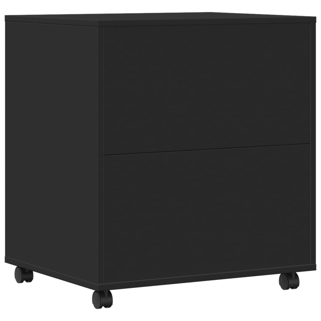 Supporto per Stampante con Ruote Nero 41x32x48 cm 840626