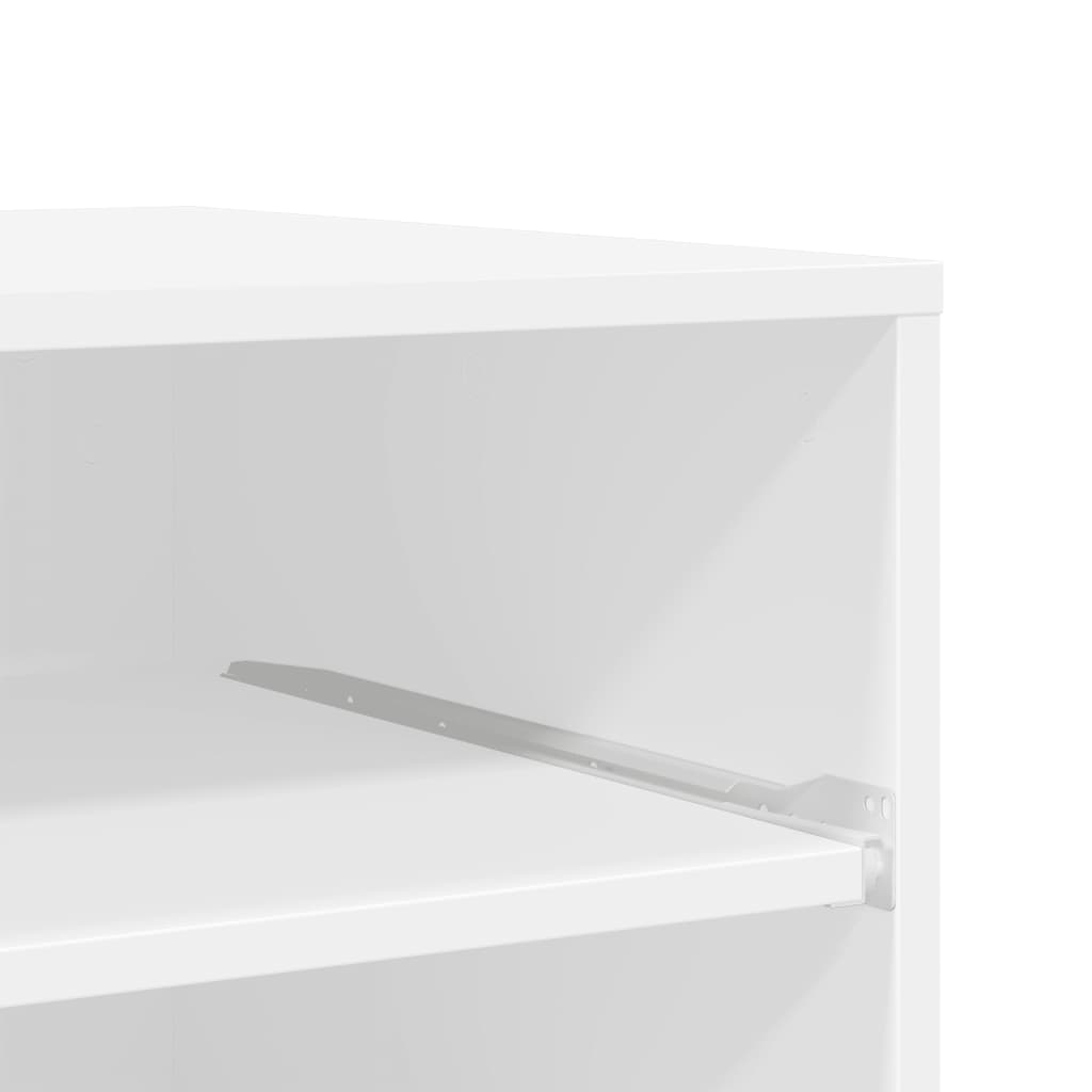 Supporto per Stampante con Ruote Bianco 60x48x74 cm