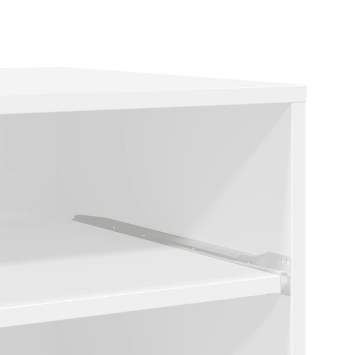 Supporto per stampante tavolo da ufficio con ruote 60 x 48 x 74 cm bianco 02_0044756