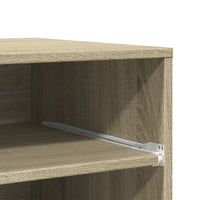 Supporto per stampante tavolo da ufficio con ruote Sonoma 60 x 48 x 74 cm marrone 02_0044772