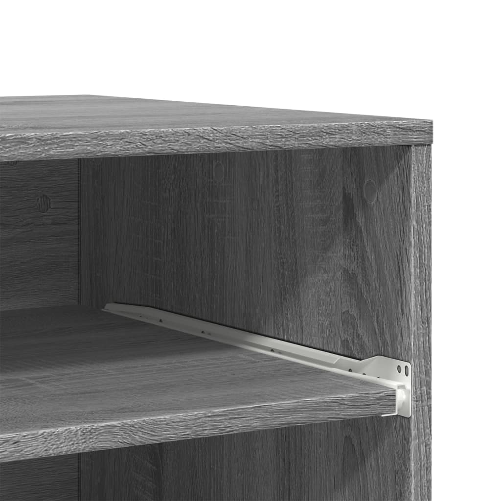 Supporto per Stampante con Ruote Grigio Sonoma 60x48x74 cm 840637