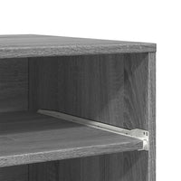 Supporto per stampante tavolo da ufficio con ruote Sonoma 60 x 48 x 74 cm grigio 02_0044773