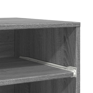 Supporto per stampante tavolo da ufficio con ruote Sonoma 60 x 48 x 74 cm grigio 02_0044773