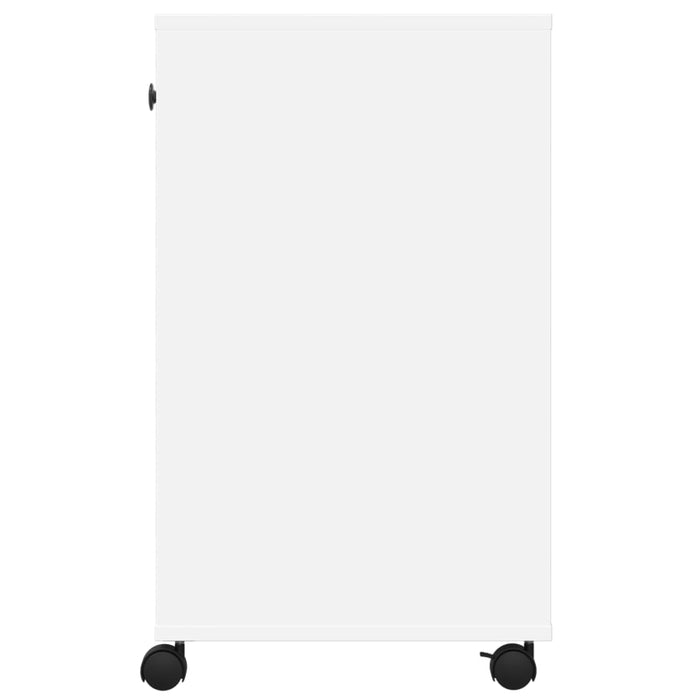 Supporto per stampante tavolo da ufficio con ruote 60 x 40 x 685 cm bianco 02_0044751