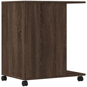 Supporto per Stampante con Ruote Rovere Marrone 60x40x68,5 cm 840645