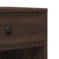 Supporto per Stampante con Ruote Rovere Marrone 60x40x68,5 cm 840645